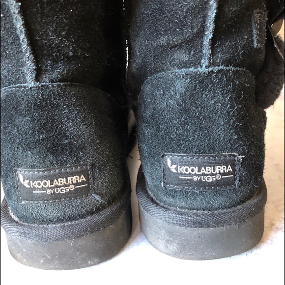 Koolaburra by UGG Black Sherpa lined boot. 10 - Picture 7 of 8